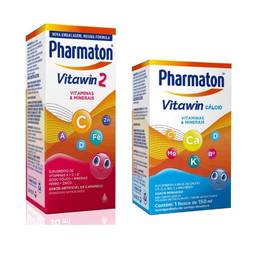 Suplemento De Vitaminas Pharmaton Vitawin 2, 30ml, Sabor Caramelo, Pharmaton