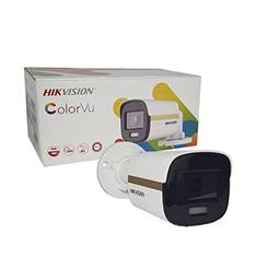 Câmera De Segurança Hikvision Turbo HD ColorVu Mini 2MP 2.8mm DS-2CE10DF3T-F