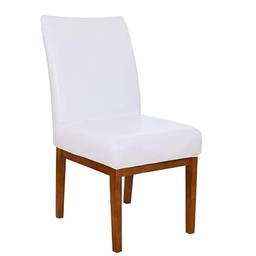 Capa Impermeável para Cadeira Jantar 8 Lugares Branca Luxo