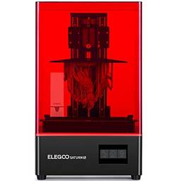 Impressora 3D de resina ELEGOO, Impressora 3D monocromática Saturn S MSLA, Impressora 3D monocromática LCD 4K, Impressão Offline, Tamanho de impressão 7,71x4,80x8,26 polegadas