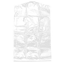 Yardwe 50Pcs 60X90cm Saco Plástico para Vestuário Sacos Transparentes Com Tampa de Terno Sacos Descartáveis ??De Limpeza a Seco para Roupas de Armazenamento Tampa à Prova de Água Sacos
