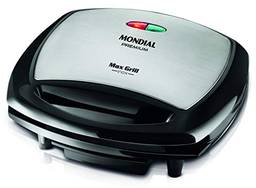 Grill Mondial, Max Grill Inox Premium 2 em 1, 110V, Preto, 1200W - G-07