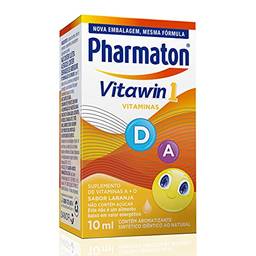 Suplemento De Vitaminas Pharmaton Vitawin 1, 10ml, Sabor Laranja, Pharmaton
