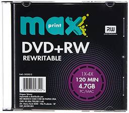 Mídia Dvd+Rw Regravável Maxprint 4.7 Gb - 120 Min - 4X - Slim