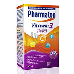 Suplemento De Vitaminas Pharmaton Vitawin 3, 150ml, Sabor Uva, Pharmaton