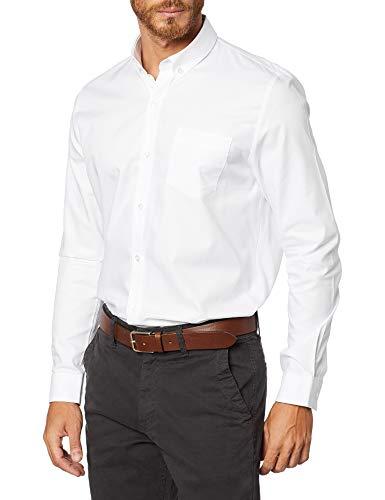 Camisa Regular Fit, Lacoste, Masculino, Branco, 38