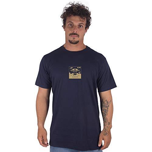 Camiseta Manga Curta Abduction, Alfa, Masculino, Azul, GG