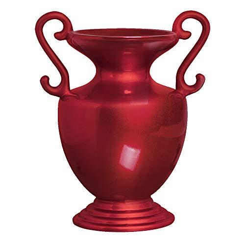Vaso Roma Com Alças Ceramicas Pegorin Vermelho