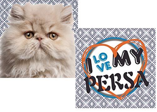 Almofada Pet de Raças Gato Persa SS Pets para Cães, 45x45cm