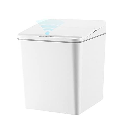 Latas de lixo sem toque 6L Lixeira de indução inteligente Sensor infravermelho de movimento Lixeira automática com tampa para carro, cozinha, banheiro, escritório, quarto, USB, alimentação