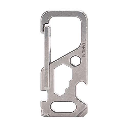 Staright Outdoor Multi-Tool Titanium Alloy Clip Chave Chaveiro Titular Opener Wrench Bike Tool