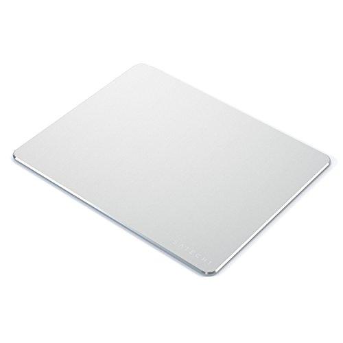 Satechi Mouse Pad de Alumínio com Base de Borracha Antiderrapante para Computadores, Laptops e Desktops (Rosé) (Prata)