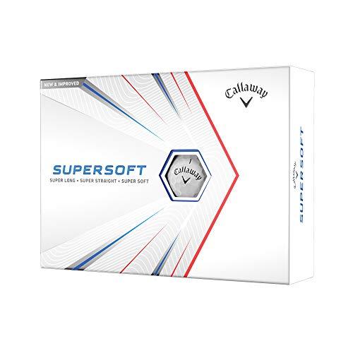 Bolas de golfe 2021 Callaway Supersoft, brancas