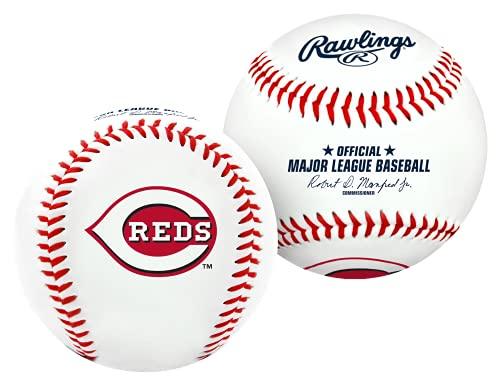 Logotipo de beisebol MLB Cincinnati Reds Team, oficial, branco