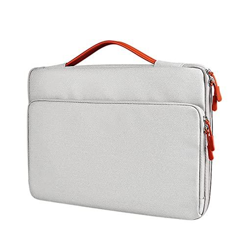 Elonglin Capa Case Protetora para Notebook MacBook Pro 13 Polegadas 16 Polegadas Bolsa para Laptop Sem Estampa Repelente de Água Cinza 14,1 polegadas
