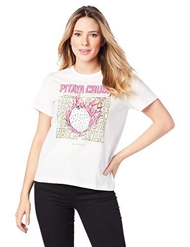 Camiseta Estampa Pitaya Crush, Sommer, Off Shell, G, Feminino
