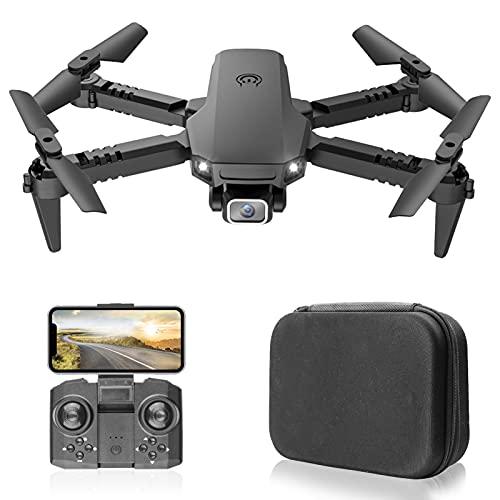 Miaoqian X1 RC Drone com Câmera 4K Dual Camera WiFi FPV Mini Quadcopter dobrável com Função Trajetória Voo Modo sem Cabeça Voo 3D com Bolsa de Armazenamento