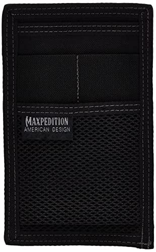 Maxpedition Mini organizador de gancho e laço de engrenagem, preto, 11 x 17,8 cm