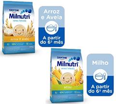 Cereal Infantil Milnutri Arroz E Aveia Danone Nutricia 230g