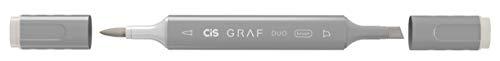 Marcador Graf Duo Brush WG2-Warm grey, CIS, Caixa c/6 unidades