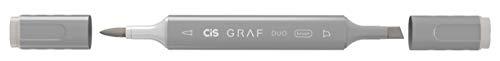 Marcador Graf Duo Brush WG4-Warm grey, CIS, Caixa c/6 unidades