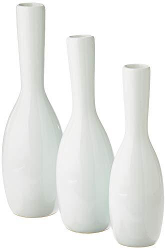 Trio De Garrafinhas Mini Chão Ceramicas Pegorin Branco