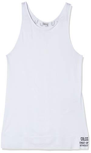 Blusa Regata Logo nas Costas, Colcci Fitness, Feminino, Branco, G