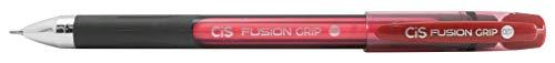 Cis 57.6000 Caneta Esferográfica Fusion Grip, Vermelha (12 unidades)