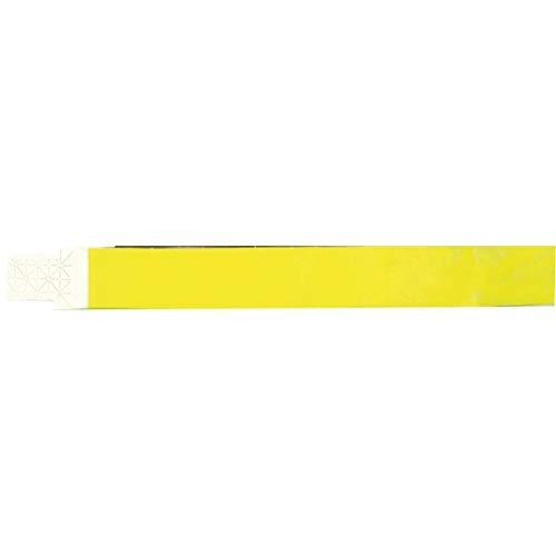 Pulseira Identificacao Amarela Fluor , Pacote com 100 Grespan, Multicor