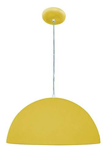 Pendente 1 Luz, LLUM Bronzearte, 36194, 105W, Amarelo, 40 cm