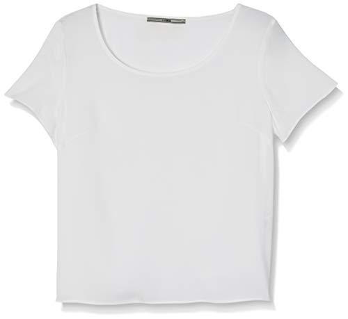 Camiseta de Tule, Forum, Feminino, Branco (Off Shell), G