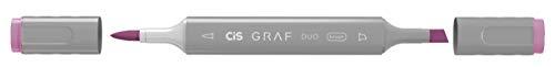 CIS Graf Duo Brush 60.6700, Marcador Graf Duo Brush, Caixa com 6 unidades, Roxo (Vivid Purple)