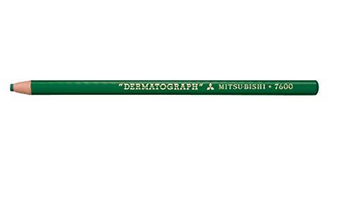 Lapis Dermatográfico 7600, Uni-ball, Verde, Caixa com 12 unidades