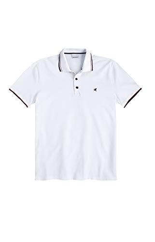 Camisa Polo com friso, Malwee, Masculino, Branco, GG