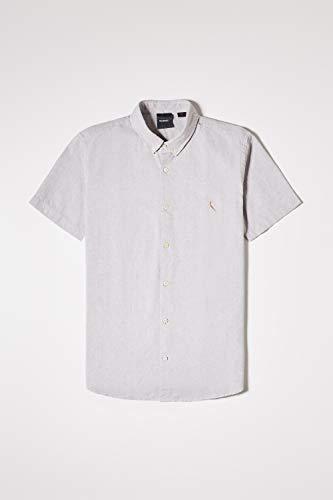 Camisa 0050597 PF MC Oxford Color Reserva, Masculino, Khaki, M