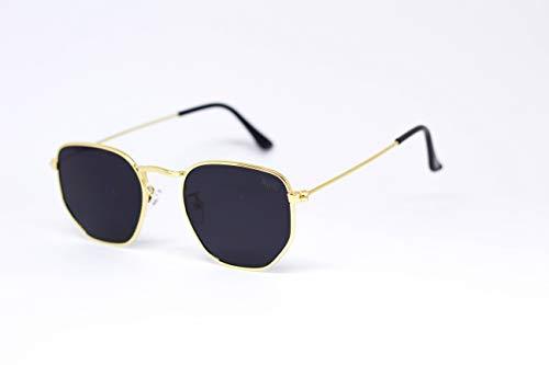 Óculos Hexagonal - Gold