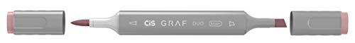 Marcador Graf Duo Brush Pale Pink, CIS, Caixa c/6 unidades
