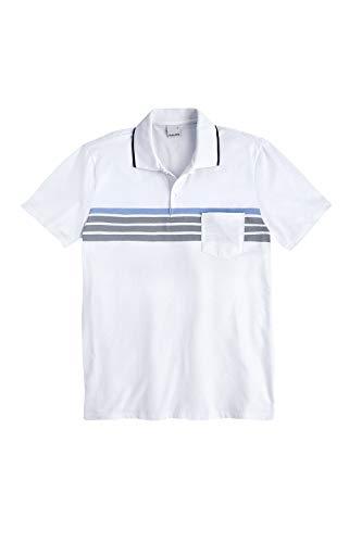 Camisa Polo detalhe com listras, Malwee, Masculino, Branco, G