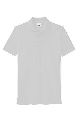 Camisa Polo Slim, Malwee, Masculino, Branco, G