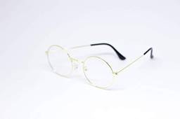 Óculos Round - Gold/Transparente