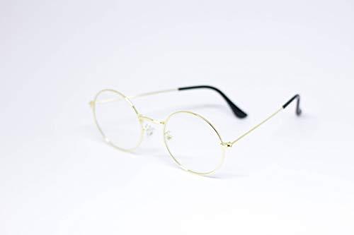 Óculos Round - Gold/Transparente