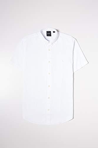 Camisa Pf Mc Oxford Color Reserva, Masculino, Branco, Ggg