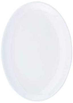 Travessa Oval Slim Guarnição, 28x20cm, Branco, Haus Concept