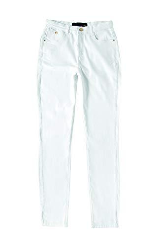 Calça Jeans Skinny, Wee, Feminina, Branco, 50