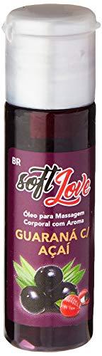 Gel Para Massagem Comestível 15ml - Soft Love - Sabor: Guaraná Com Açaí, Soft Love