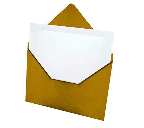 CONVITE CAMPOLIM (25 envelopes + 25 convites) METÁLICO OURO, Romitec, 3222R, Ouro