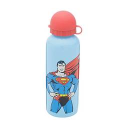 Squeeze Alumínio Wb Dc Or Superman Character Azul 6,5X18Cm 500Ml