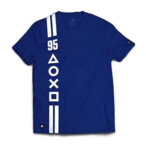 Camiseta playstation simbols 95 - banana geek azul xgg