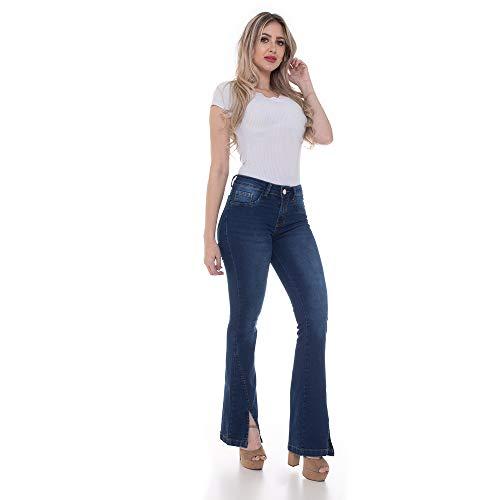 Calça Jeans Imporium Flare Azul Tamanho:40;Cor:Azul;Gênero:Feminino