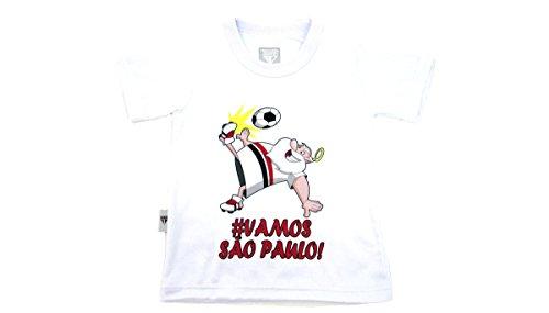 Camiseta Torcida São Paulo, Rêve D'or Sport, Bebê Unissex, Branco, 4